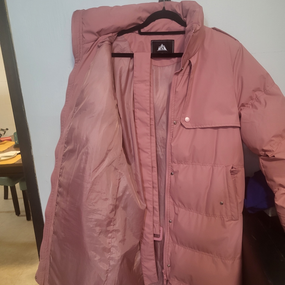Pink Puffer Coat - Picture 4 of 6